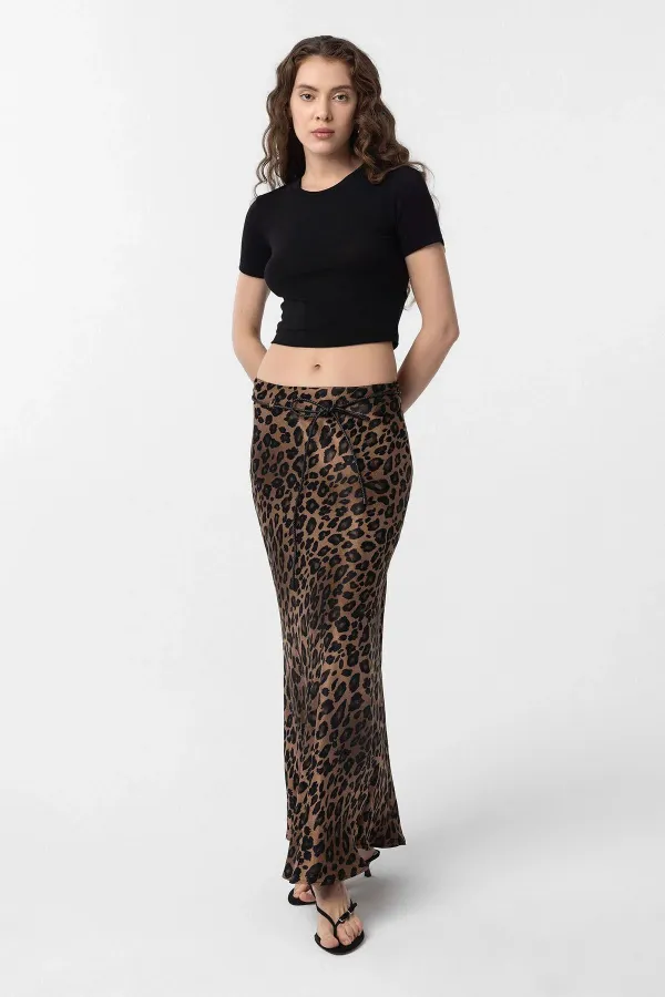 T-shirt court noir Antioch pour femmes