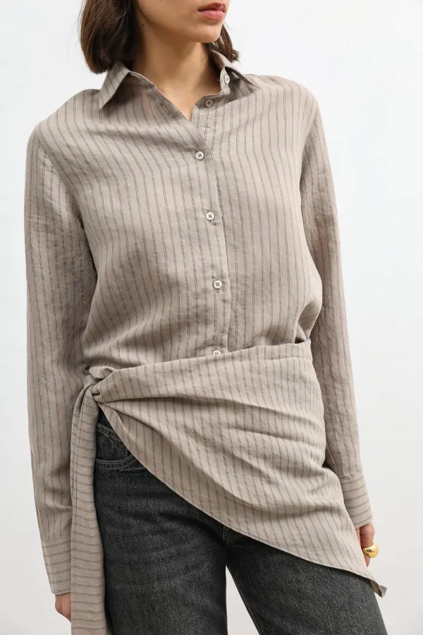 Antioch Vizon Mendil Detaylı Kadın Gömlek