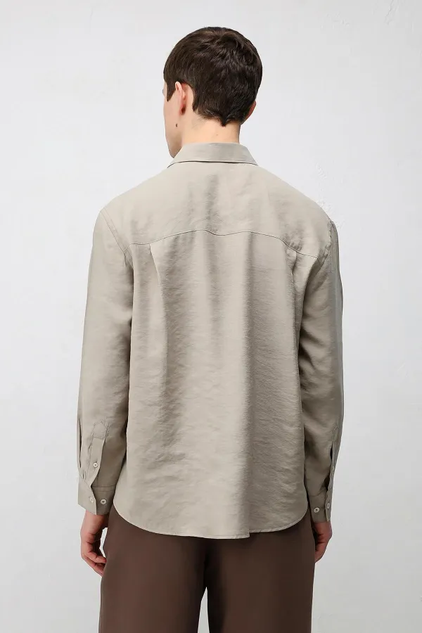 Antioch Vizon Modal Karışımlı Relax Fit Erkek Gömlek