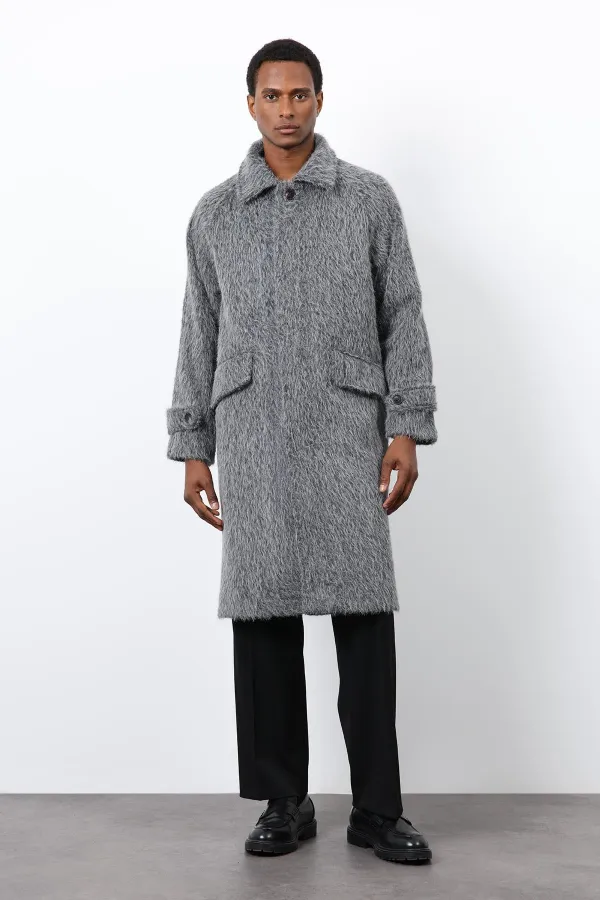 Antioch Antrasit Suni Kürk Erkek Kaban