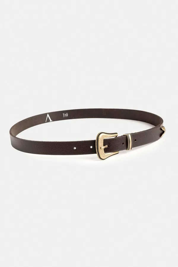 Antioch Coffee Men's Leather Belt