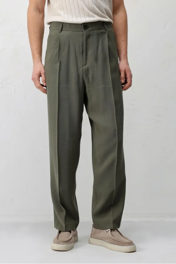 Pantalon pour homme Antioch en tissu modal kaki