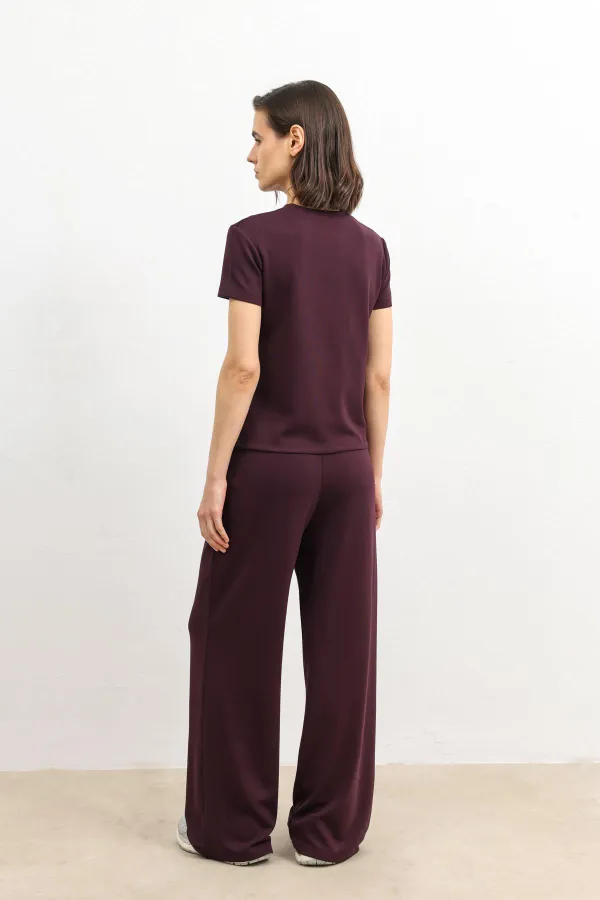 Antioch Mürdüm Dökümlü Kadın Eşofman Takım