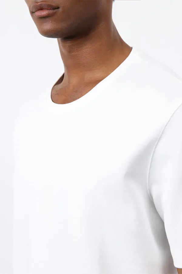 Antioch Ekru Regular Fit Basic Erkek T-Shirt