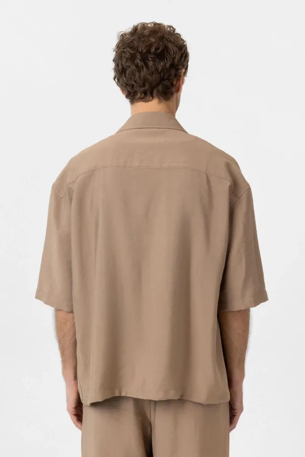 Chemise homme Antioch Mink à manches courtes décontractées