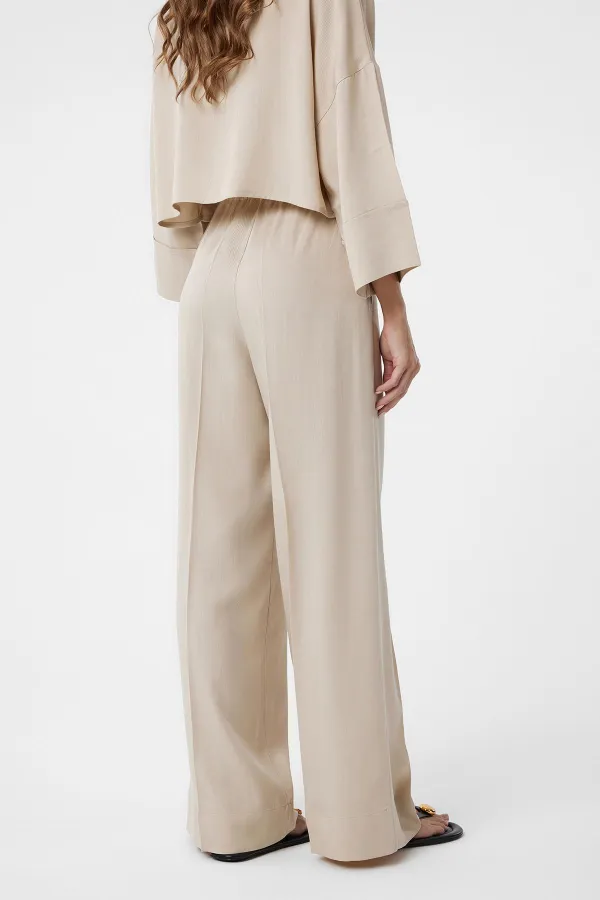 Antioch Beige Relaxed Women's Trousers