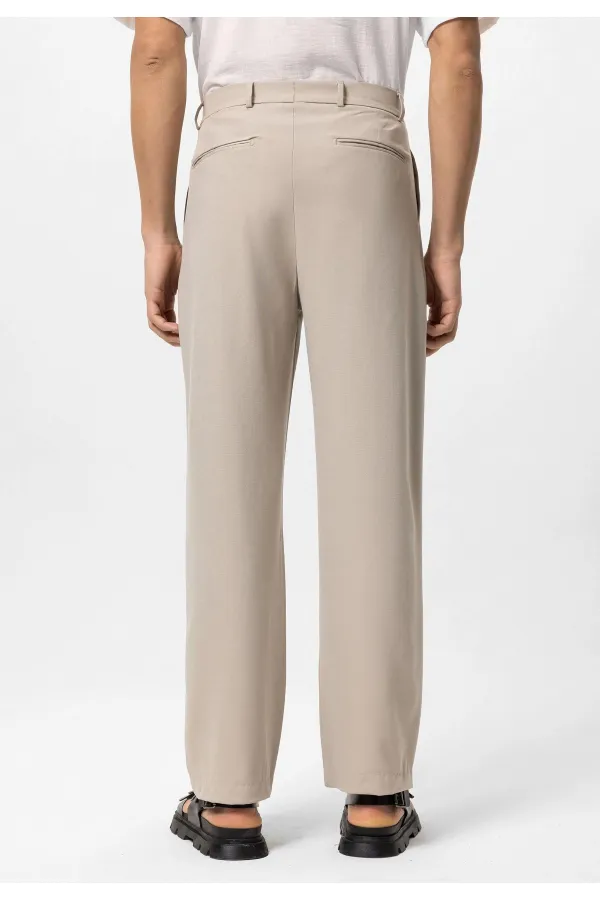 Pantalon ample taille haute pour homme Antioch Stone