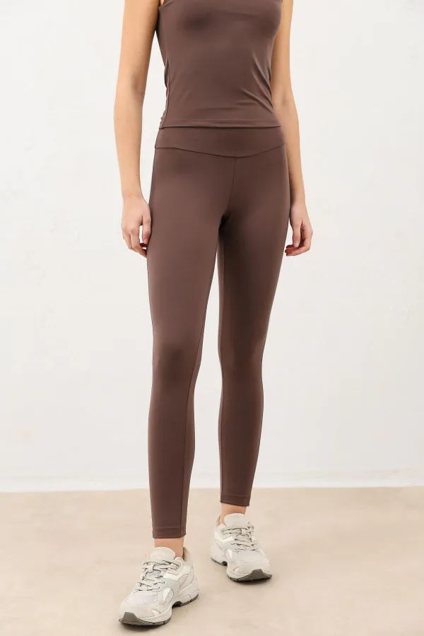 Leggings taille haute Antioch Coffee
