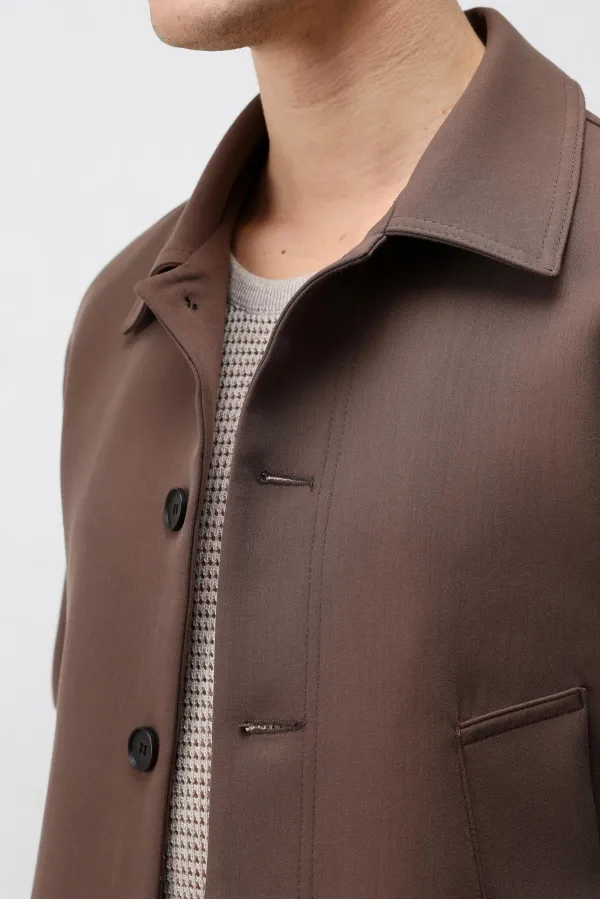 Antioch Coffee Relaxed Fit Spring Men's Jacket