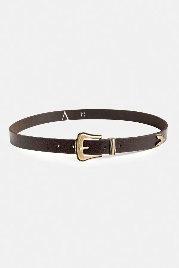 Antioch Coffee Men's Leather Belt