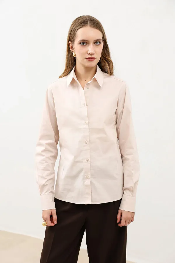 Chemise Antioch Stone Basic Slim Fit pour femme