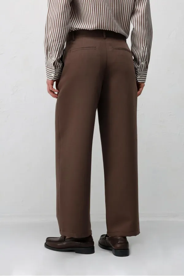 Antioch Kahve Relaxed Fit Erkek Pantolon