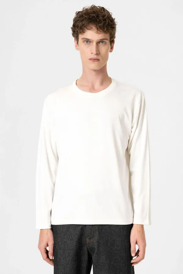 T-shirt basique blanc Antioch pour homme, coupe décontractée