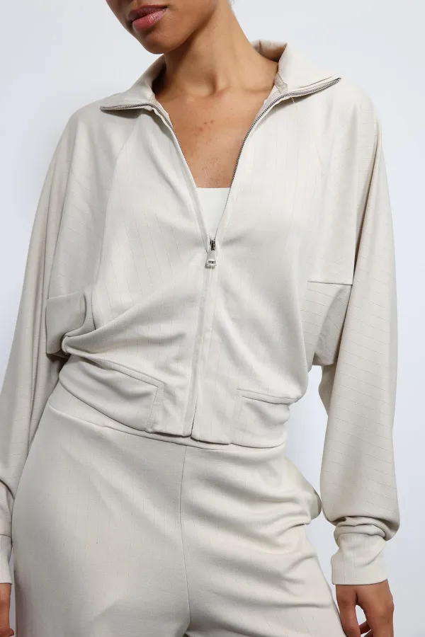 Antioch Taş Geniş Paça Çizgili Eşofman Takım