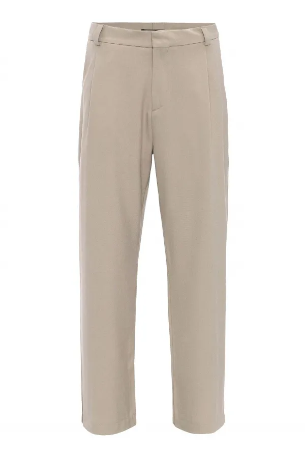 Pantalon ample taille haute pour homme Antioch Stone