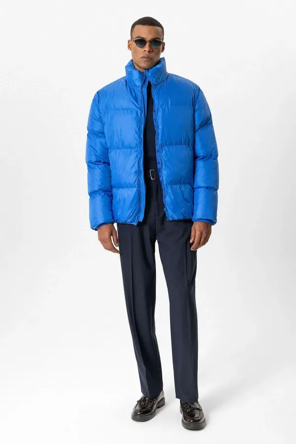 Antioch Saks High Collar Rubber Padded Jacket