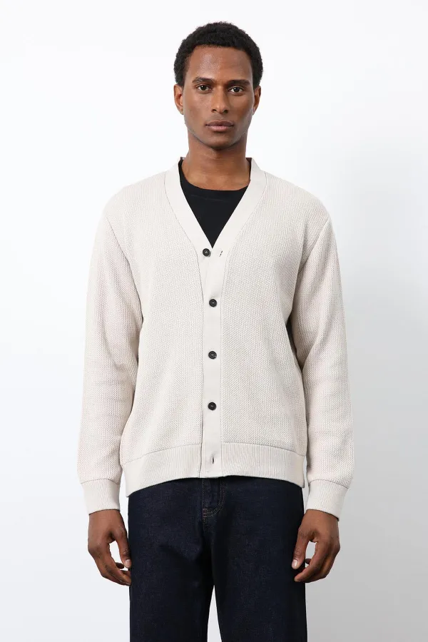 Antioch Stone Basic Men's Cardigan