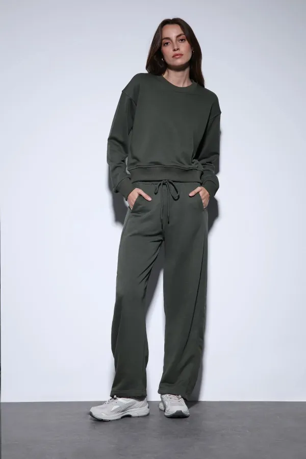 Antioch Khaki Basic Women's Sweatshirt