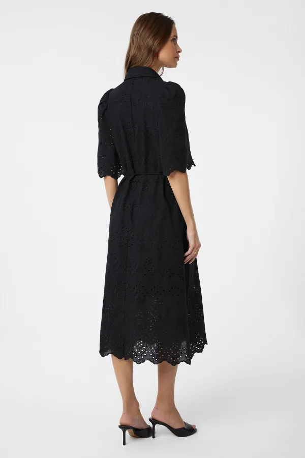 Antioch Black Women's Lace Embroidered Dress