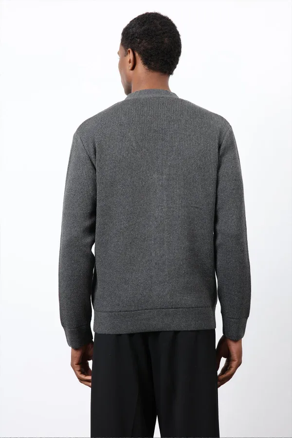 Antioch Anthracite Basic Men's Cardigan