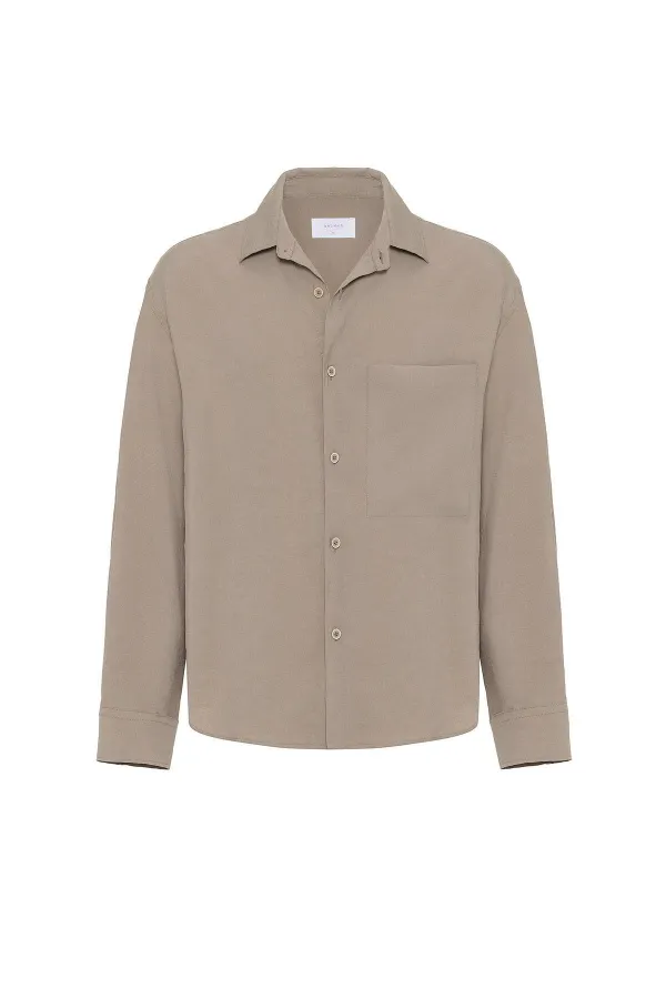 Antioch Vizon Relax Fit Modal Kumaş Erkek Gömlek