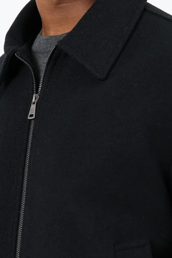 Antioch Black Wool Blend Men's Jacket