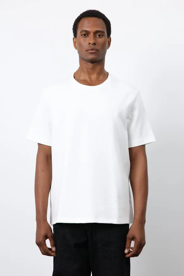 Antioch Ekru Regular Fit Basic Erkek T-Shirt