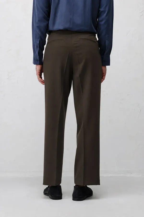 Antioch Kahve 1 Relax Fit Pilili Erkek Pantolon Antioch Kahve 1 Relax Fit Pilili Erkek Pantolon