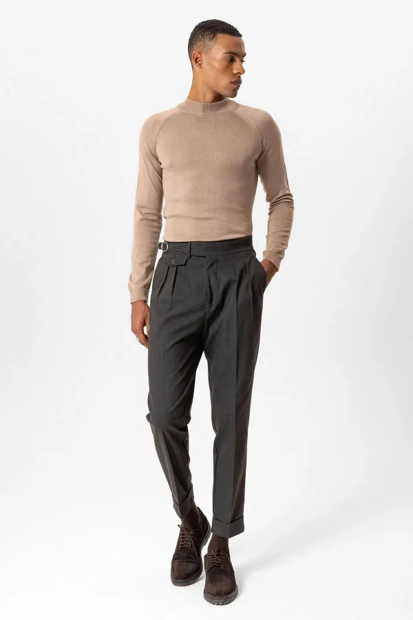 Antioch Vizon Yarım Boğazlı Erkek Triko