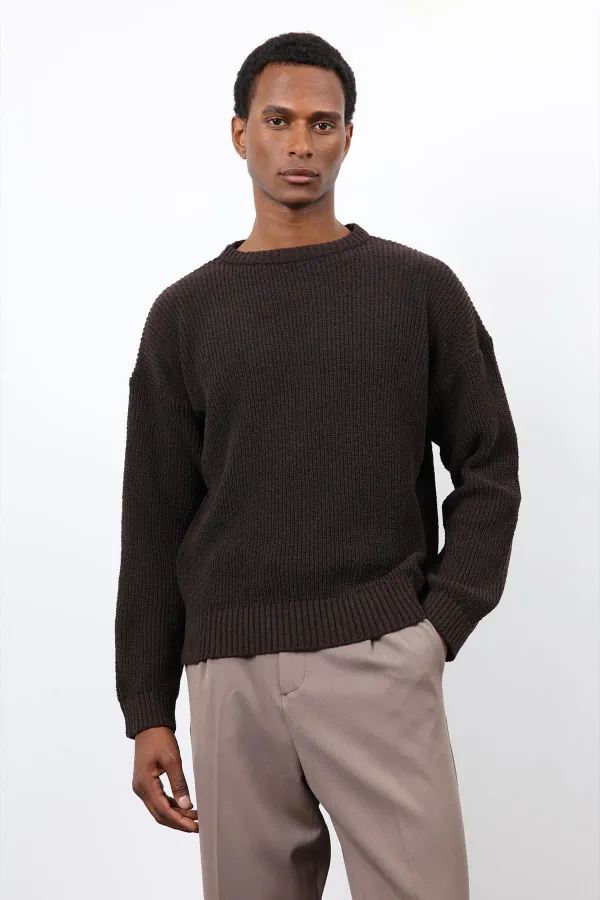 Pull en maille pour homme Antioch Coffee