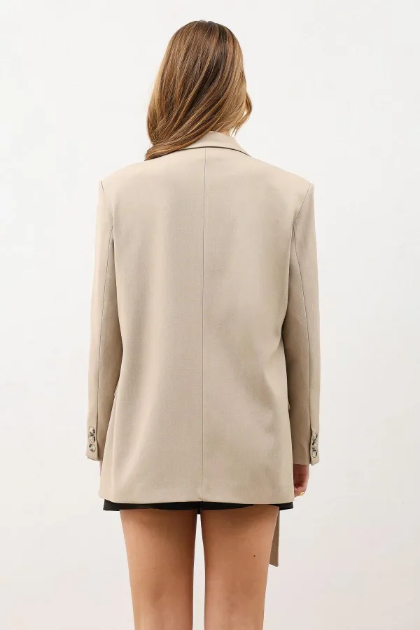 Antioch Bej Kuşaklı Kadın Blazer