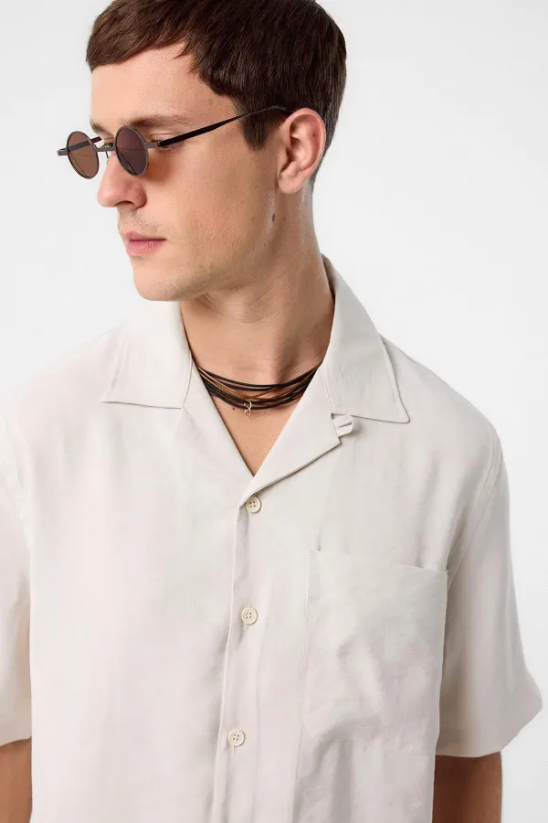 Antioch Taş Modal Kumaş Erkek Gömlek