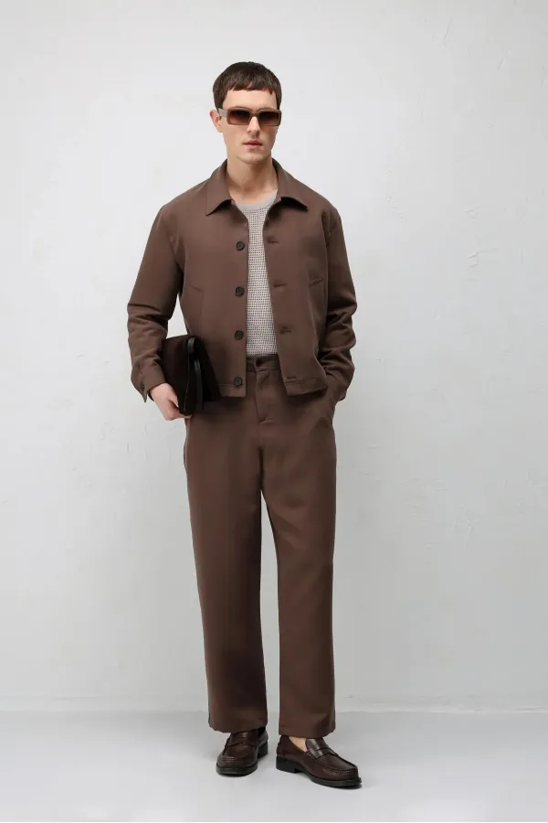 Antioch Coffee Relaxed Fit Spring Men's Jacket