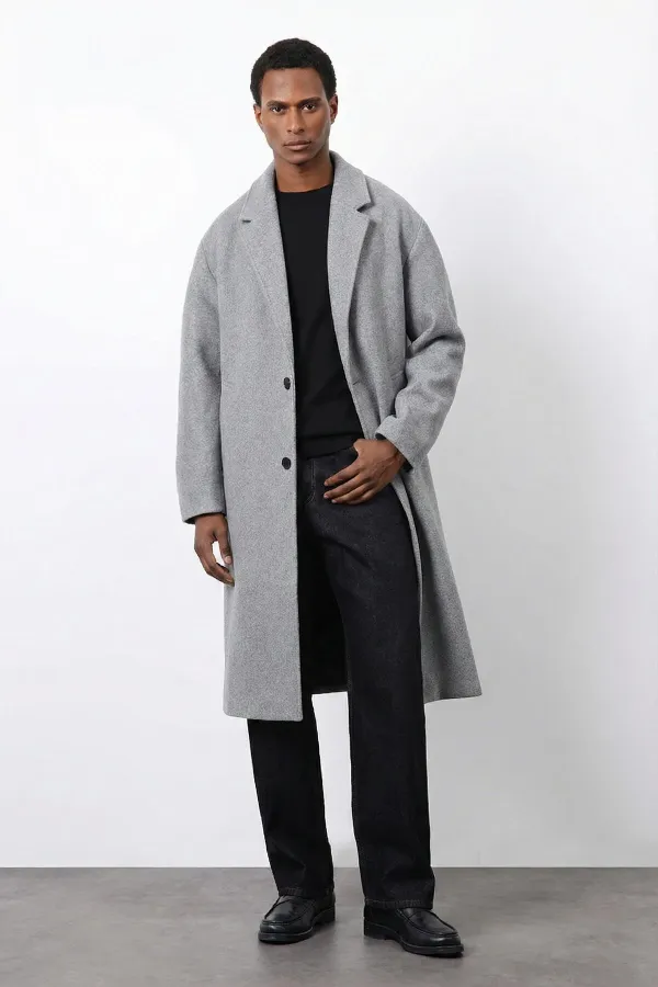 Antioch Gray Relax Fit Men's Coat