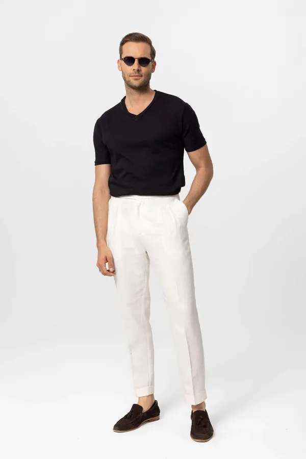 Antioch Siyah V Yaka Basic Erkek T-Shirt