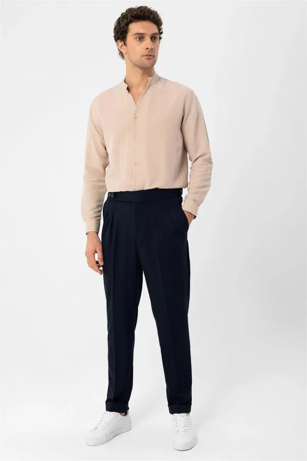 Antioch Bej Hakim Yaka Uzun Kollu Erkek Gömlek