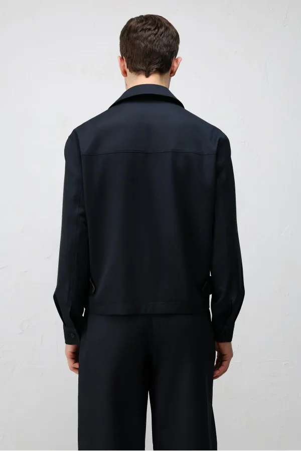 Antioch Navy Relaxed Fit Spring Men's Jacket