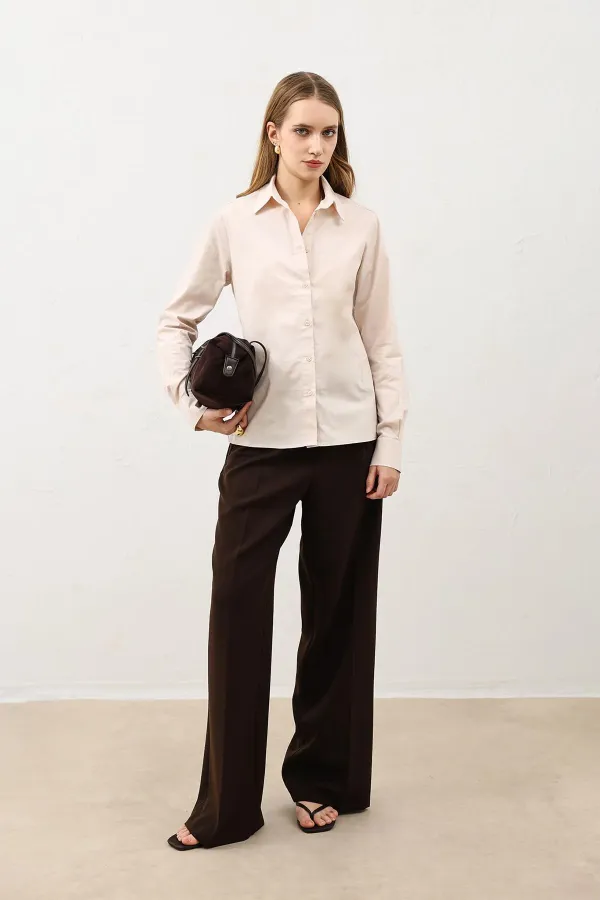 Chemise Antioch Stone Basic Slim Fit pour femme