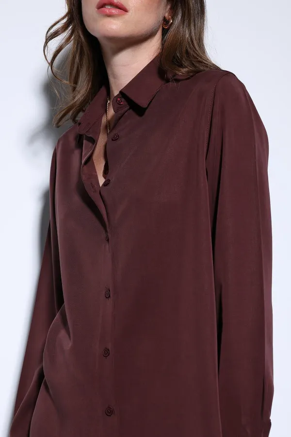 Chemise Antioch Burgundy Premium pour femmes