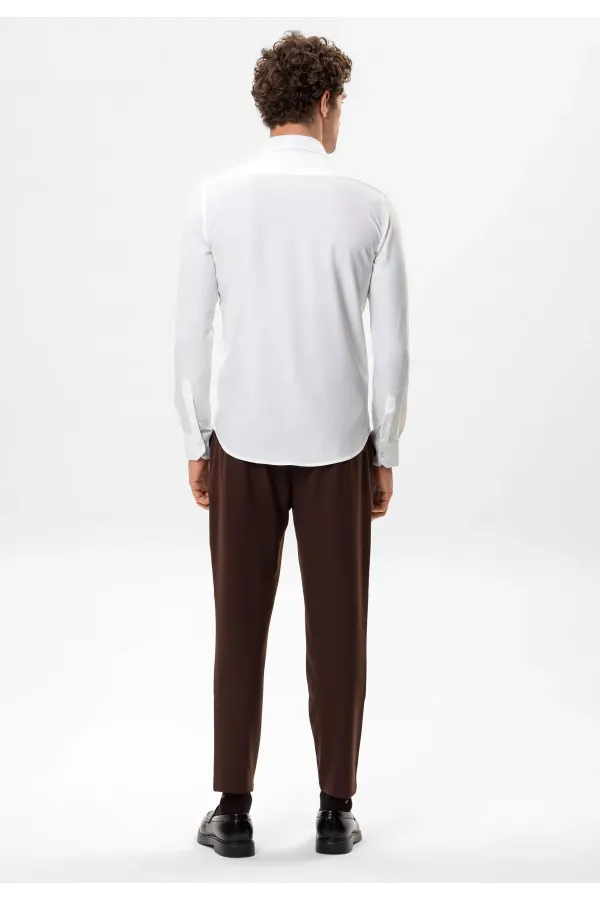 Antioch Beyaz Slim Fit Erkek Gömlek