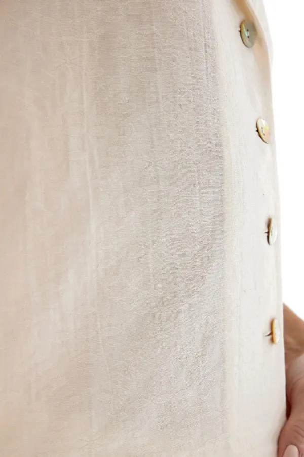 Antioch Ekru Gömlek Şort Kadın Takım