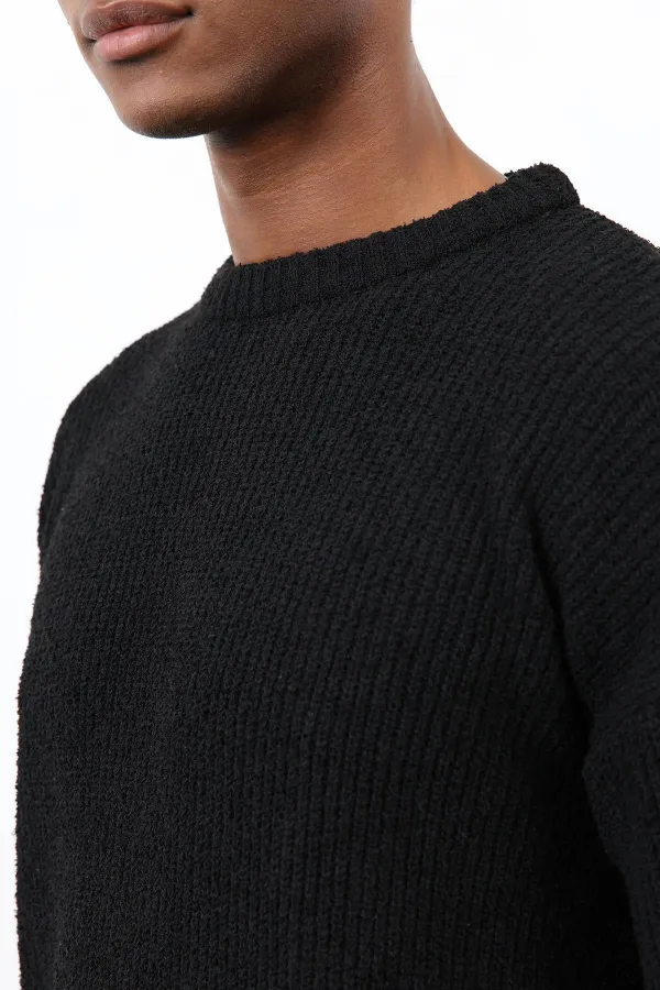 Antioch Black Knitted Men's Sweater