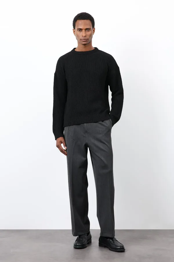 Antioch Black Knitted Men's Sweater