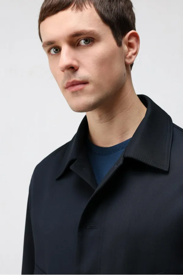 Antioch Navy Relaxed Fit Spring Men's Jacket