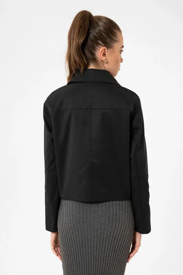 Antioch Black Women's Seasonal Thin Short Jacket