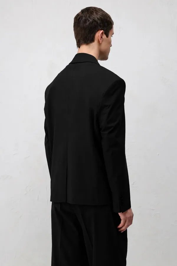 Antioch Siyah-1 Relaxed Fit Erkek Blazer Ceket Antioch Siyah-1 Relaxed Fit Erkek Blazer Ceket