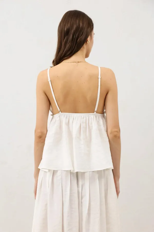 Antioch Ekru Büzgülü Kadın Top