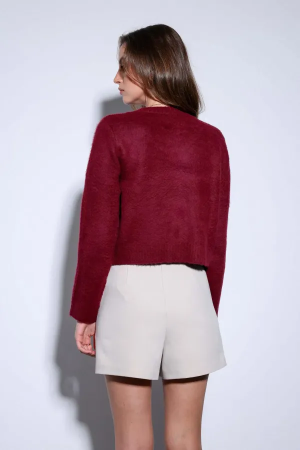 Antioch Taş Pileli Zincir Detaylı Şort Etek