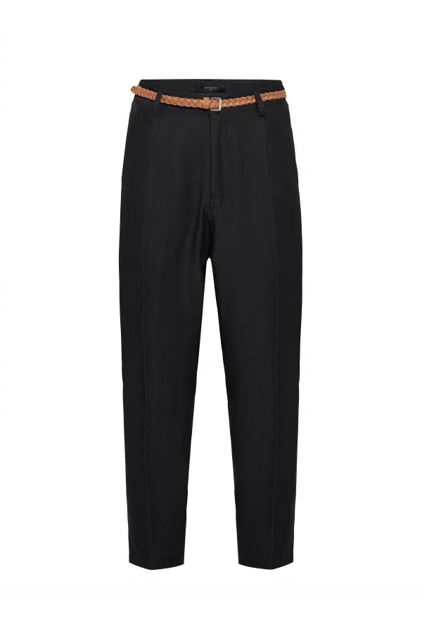 Antioch Siyah Pensli Kadın Pantolon