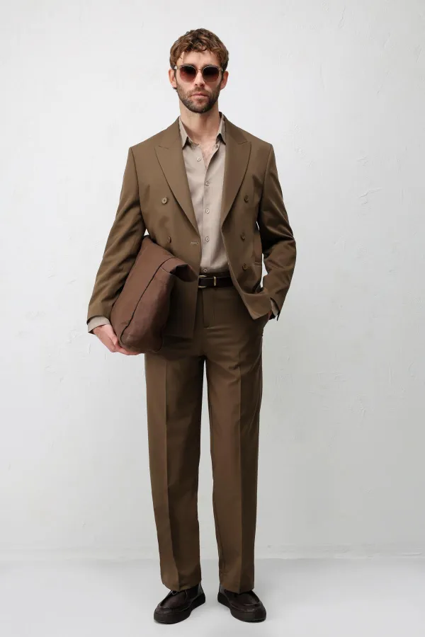 Pantalon Antioch Khaki coupe droite pour homme